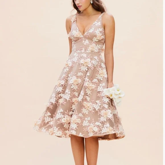 Dress the Population | Dresses | Dress The Population Elisa Fit Flare |  Poshmark